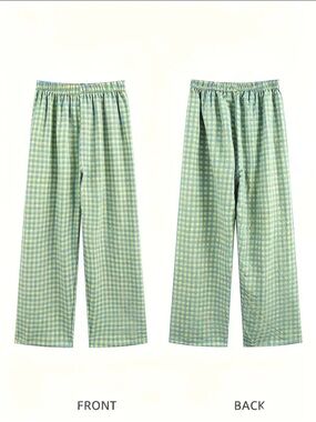 Blue/Yellow Gingham Lounge Pants